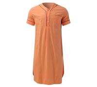 Chemise de nuit moderne du Moyen-Orient pour hommes, cool et confortable, design à manches courtes, facile à laver, vêtements de nuit arabes