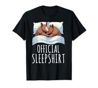 Chemise de Nuit Officielle Armadillo Lazy Napper Pyjama de Nuit T-Shirt