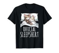 Chemise de Nuit Officielle avec Motif Chat du Bengale T-Shirt