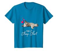 Chemise de Nuit Officielle avec Motif Chat Mignon cœurs T-Shirt