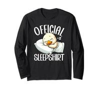 Chemise de Nuit Officielle Canard Lazy Napper Pyjama de Nuit Manche Longue