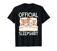 Chemise de Nuit Officielle Chihuahua Animaux endormis Sarcastique T-Shirt