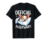 Chemise de Nuit Officielle Chihuahua Lazy Napper Pyjama de Nuit T-Shirt