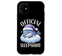 Chemise de Nuit Officielle Dolphin Bedtime Sleepyhead Pyjama Coque pour iPhone 11