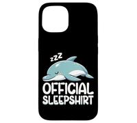 Chemise de Nuit Officielle Dolphin Bedtime Sleepyhead Pyjama Coque pour iPhone 15