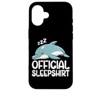 Chemise de Nuit Officielle Dolphin Bedtime Sleepyhead Pyjama Coque pour iPhone 16