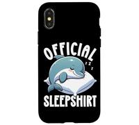 Chemise de Nuit Officielle Dolphin Napper Late Riser Coque pour iPhone X/XS