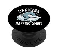 Chemise de Nuit Officielle Dolphin Napper Late Riser PopSockets PopGrip Adhésif