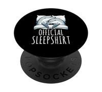 Chemise de Nuit Officielle Dolphin Napper Late Riser PopSockets PopGrip Adhésif
