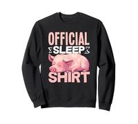 Chemise de Nuit Officielle - Joli Cochon endormi - Pyjama pour Sieste Sweatshirt
