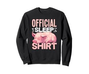 Chemise de Nuit Officielle - Joli Cochon endormi - Pyjama pour Sieste Sweatshirt