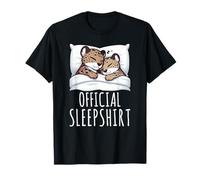 Chemise de Nuit Officielle Léopard Lazy Napper Pyjama de Nuit T-Shirt