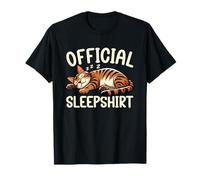 Chemise de Nuit Officielle Motif Chat du Bengale T-Shirt