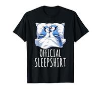Chemise de Nuit Officielle Oiseaux Paresseux Dormir Animaux Pyjamas T-Shirt