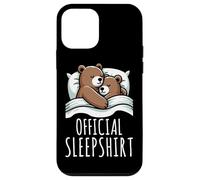 Chemise de Nuit Officielle Ours Marron Animaux endormis Paresseux Pyjama Coque pour iPhone 12 Mini