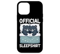 Chemise de Nuit Officielle Ours Noir Pyjama Sarcastique Amusant Coque pour iPhone 12 Mini
