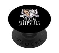 Chemise de Nuit Officielle Pony Pyjama Lazy Nap Sleep Humour PopSockets PopGrip Adhésif