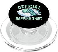 Chemise de Nuit Officielle Tortue de mer Pyjama Lazy Bedtime Fun PopSockets PopGrip pour MagSafe