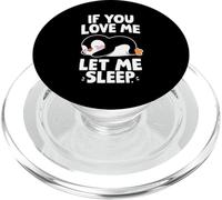Chemise de Nuit Penguin If You Love Me Let Me Sleep Penguins PopSockets PopGrip pour MagSafe