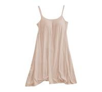Chemise de Nuit sans Manches pour Femme avec Soutien-Gorge intégré, Longueur Genoux, Bretelles réglables, sous-vêtement pour Femme, Robe de Nuit, Pyjama d'été, Robe de Nuit