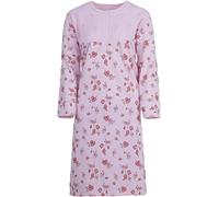 Chemise de nuit thermique à manches longues pour femmes Zeitlos, automne hiver, brossée Taille M-XXL, rose, XXL