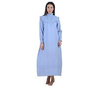 Chemise de Nuit Victorienne en Chambray Pur Coton Past Times