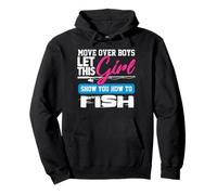 Chemise de pêcheur Fille Move Over Garçons Fille Montrer Comment pêcher Sweat à Capuche