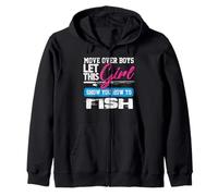 Chemise de pêcheur Fille Move Over Garçons Fille Montrer Comment pêcher Sweat à Capuche