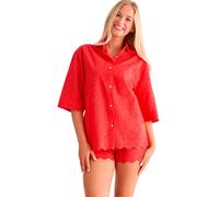 Chemise de plage femme Lisca Panama Rouge XL