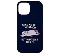 Chemise de Plage « Take Me to The Beach » - Licorne - Sarcastique Coque pour iPhone 12 Mini