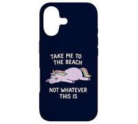 Chemise de Plage « Take Me to The Beach » - Licorne - Sarcastique Coque pour iPhone 17