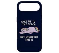 Chemise de Plage « Take Me to The Beach » - Licorne - Sarcastique Coque pour iPhone Air