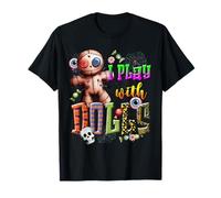 Chemise de poupée Voodoo Jouez avec des poupées avec Globe oculaire Effrayant drôle T-Shirt
