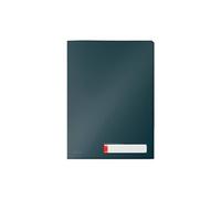 Leitz - Pochette Plastique A4, Lot de 3, Chemise de Coin, 3 Compartiments, Capacité 40 Feuilles, Porte-Étiquette et Onglet d’Insertion, Protection Documents Sensibles, Gris Cosy, 47080019