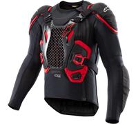 Alpinestars Tech-Air Off-Road Chemise de protection d’airbag, noir-rouge, taille 2XL pour homme