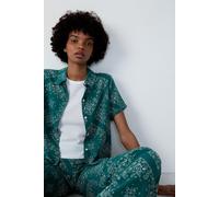 Chemise de pyjama à manches courtes à motifs - Bayley - XS - Kaki - Femme - Etam