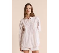 Chemise de pyjama à rayures avec coton - Atlas - M - Rose - Femme - Etam