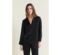 Chemise de pyjama en soie - Pearly - M - Noir - Femme - Etam