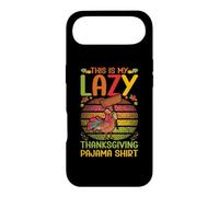 Chemise de Pyjama Humoristique « This is My Lazy Thanksgiving » Coque pour iPhone Air