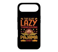 Chemise de Pyjama Humoristique « This is My Lazy Thanksgiving » Coque pour iPhone Air