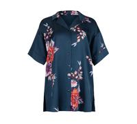 Chemise de pyjama manches courtes femme Lisca Amaryllis Bleu 38