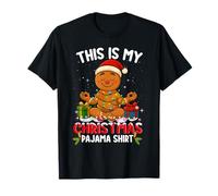 Chemise de Pyjama « This is My Christmas » - Pain d'épice Yoga Christmas T-Shirt