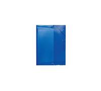 Chemise de rangement, A4, en PP, bleu translucide