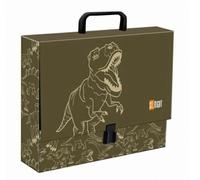 Chemise de rangement avec poignée A4 - Organisation pratique et élégante des documents avec motif T-Rex.