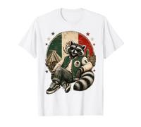 Chemise de Raton Laveur du Mexique, Vintage, Drapeau du T-Shirt