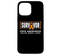 Chemise de Sensibilisation à la MPOC - Ruban Orange, survivant de la MPOC Coque pour iPhone 13 Pro Max