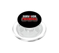 Chemise de Sensibilisation à la pneumonie - Survivor Pneumonia Awareness PopSockets PopGrip pour MagSafe