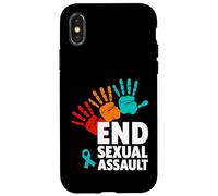 Chemise de Sensibilisation à l'agression Sexuelle - Fin de l'agression Sexuelle Coque pour iPhone X/XS
