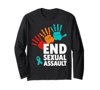 Chemise de Sensibilisation à l'agression Sexuelle - Fin de l'agression Sexuelle Manche Longue