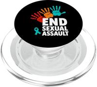 Chemise de Sensibilisation à l'agression Sexuelle - Fin de l'agression Sexuelle PopSockets PopGrip pour MagSafe